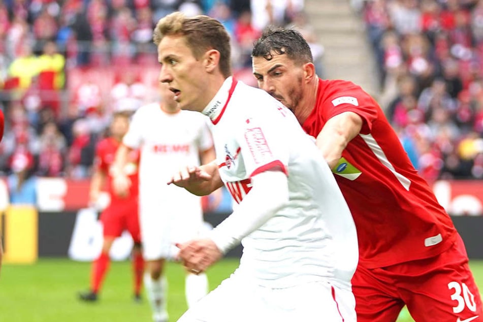 Viel Einsatzzeit hatte Niklas Hauptmann (Nummer 36) im Kölner Trikot noch nicht. Aber vielleicht darf er gerade gegen Dynamo ran...