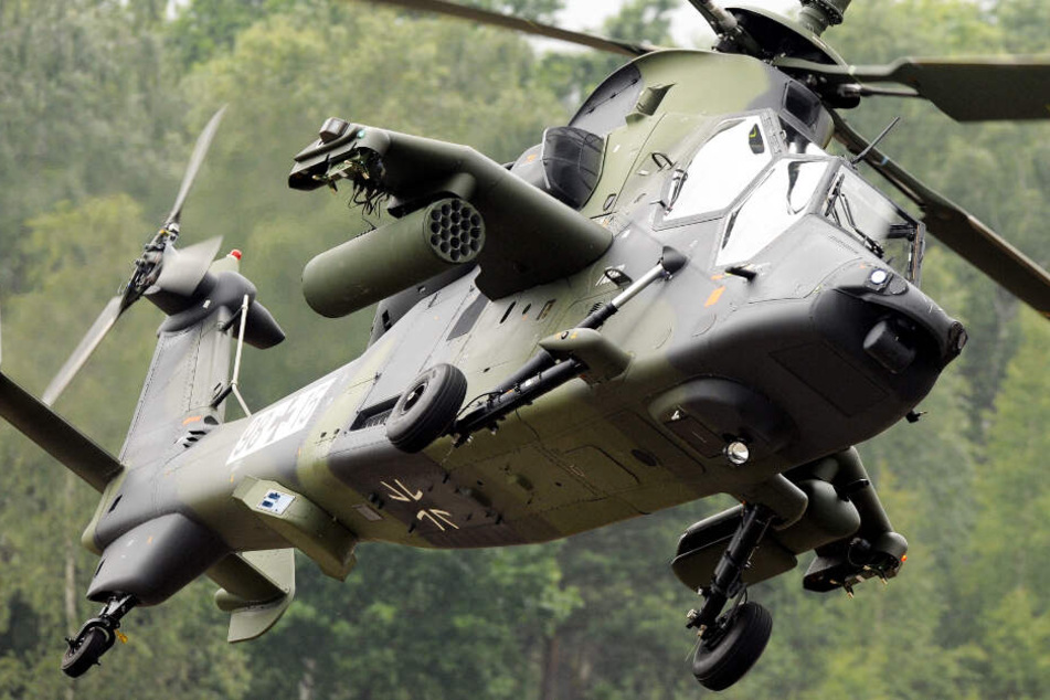 Das Foto aus dem Jahr 2009 zeigt einen Kampfhubschrauber vom Typ Tiger.