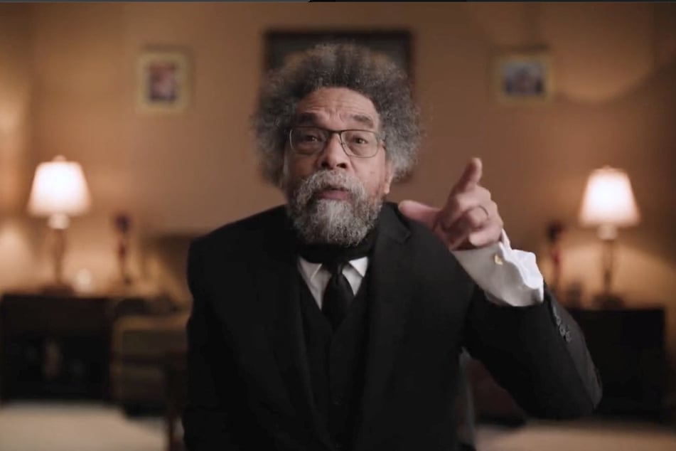 Political activist and public intellectual Dr. Cornel West announces his candidacy for the US presidency via social media on June 5, 2023.
