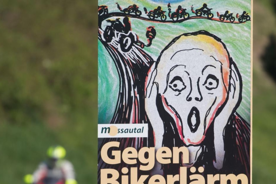 Das Plakat erinnerte an Edvard Munchs Gemälde "Der Schrei".