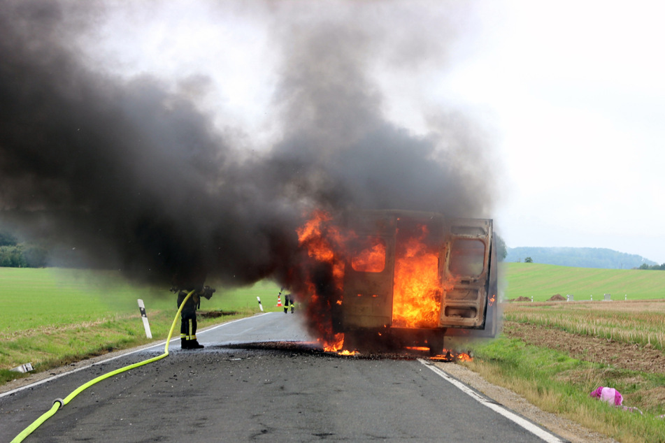 Die Feuerwehr konnte den Brand löschen.