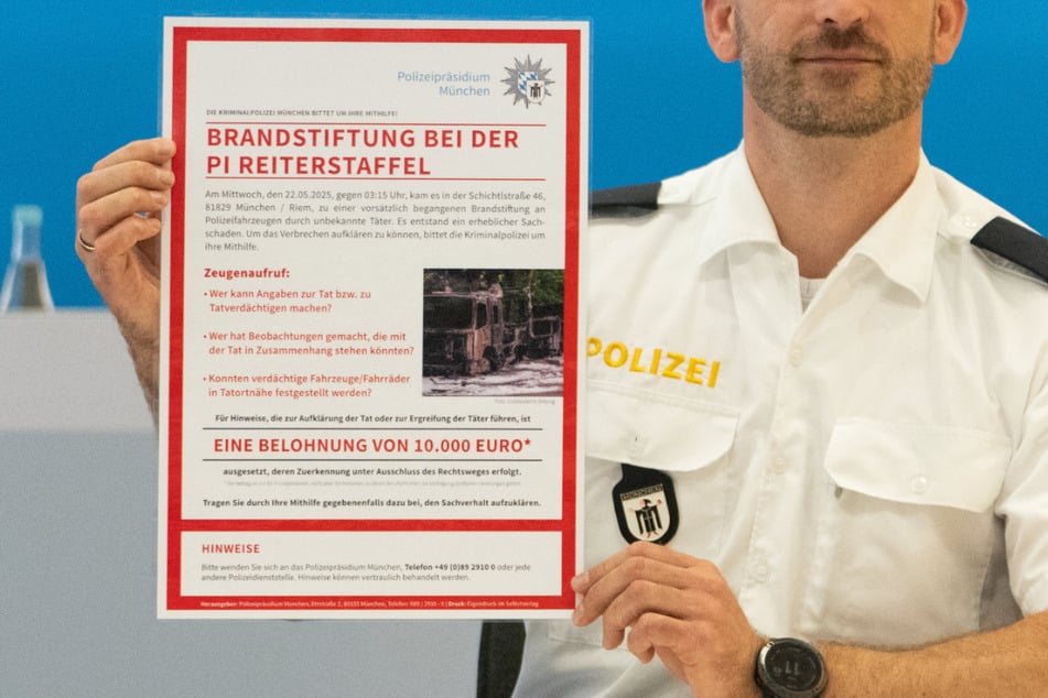 Auch im Fall der Brandanschläge auf die Münchner Reiterstaffel sollte eine Belohnung bei der Suche nach dem Täter helfen.