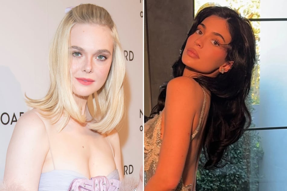 Elle Fanning spills the tea on hanging with Kylie Jenner at Golden Globes