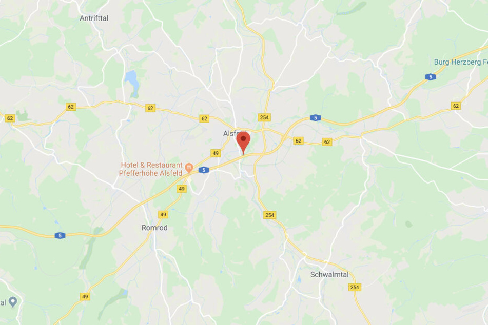 Der Vorfall ereignete sich auf der A5 nahe Alsfeld.