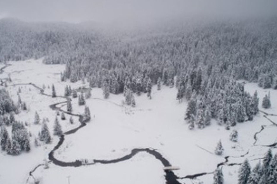 Die magische Winterlandschaft in Trikala.