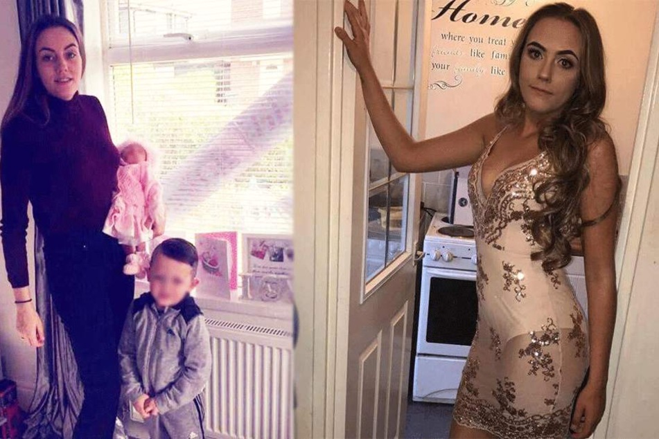 Ellie Webster und ihre Kinder auf Facebook-Fotos.