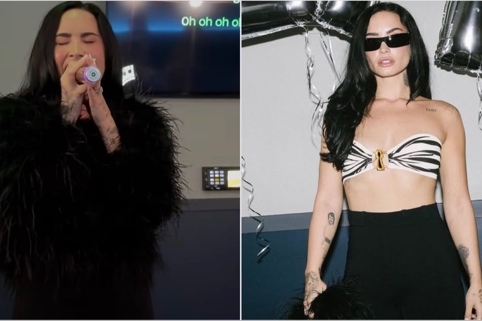 Demi Lovato belts out some bangers and flaunts fit figure on 33rd birthday