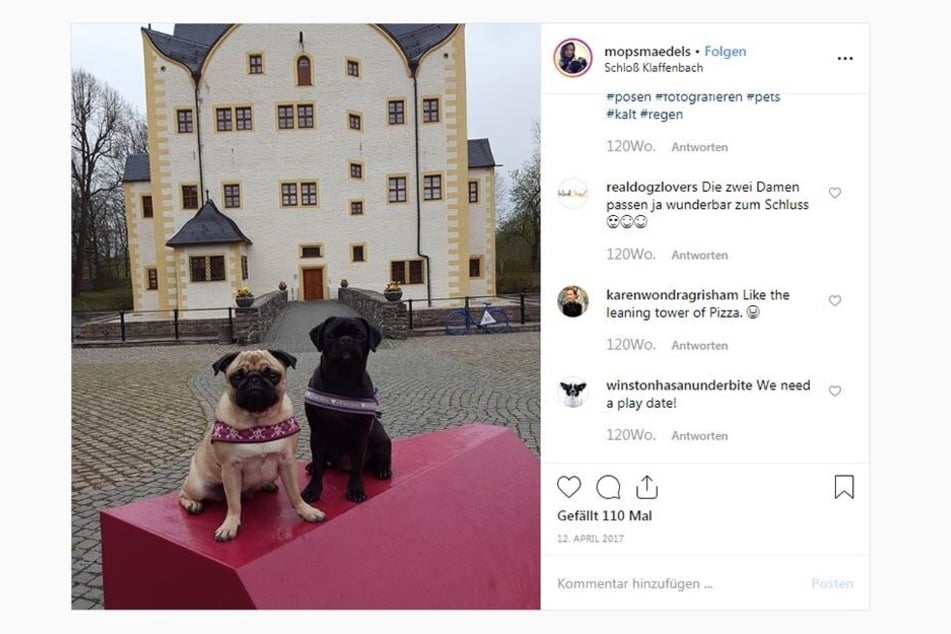 Schieße Deine Bilder für Instagram in Chemnitz vor dem märchenhaften Wasserschloss Klaffenbach.