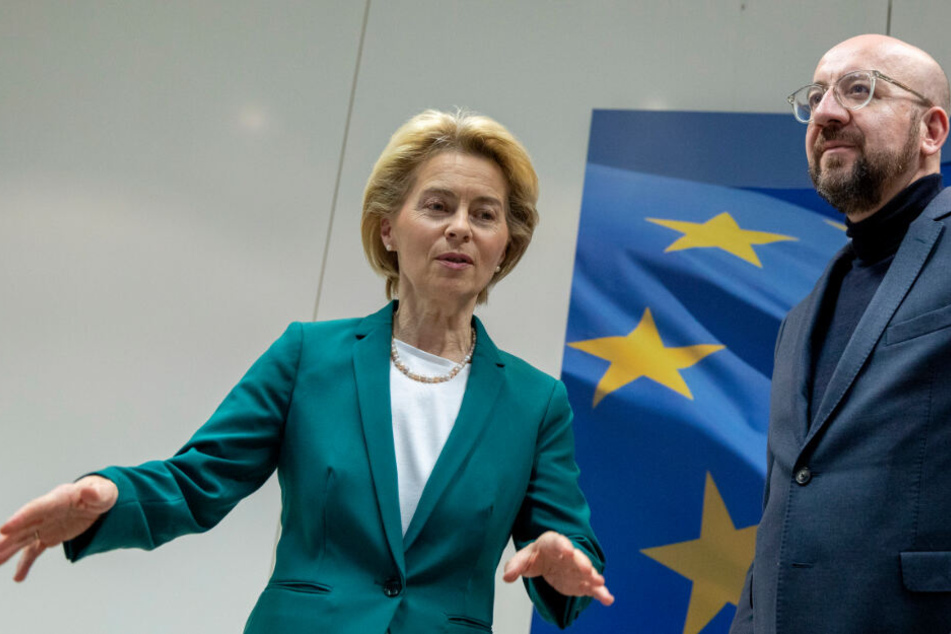 EU-Kommissionschefin Ursula von der Leyen und Ratspräsident Charles Michel.