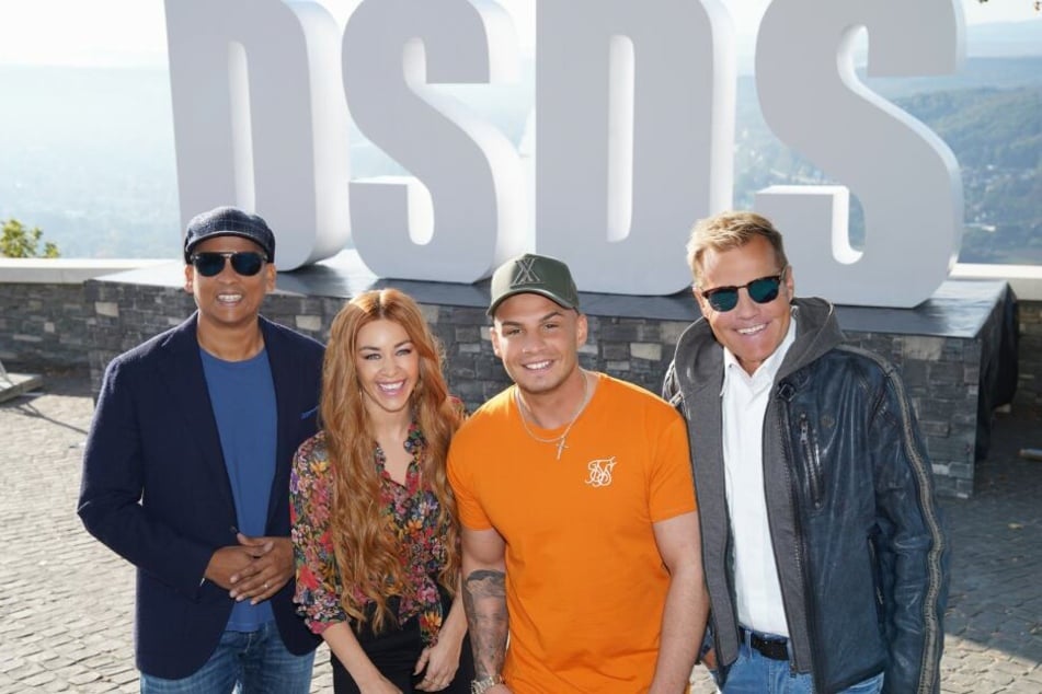 Diese Jury wird auch 2020 wieder die Kandidaten beurteilen: V.L.: Xavier Naidoo, Oana Nechiti, Pietro Lombardi und Dieter Bohlen.