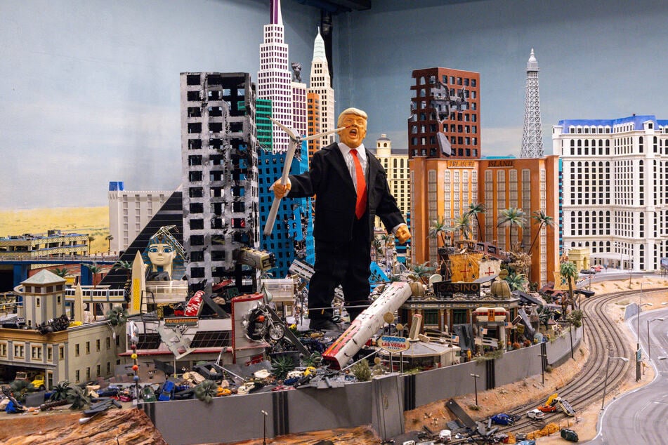 Donald Trump (78) als übergroße Figur im Miniatur Wunderland.