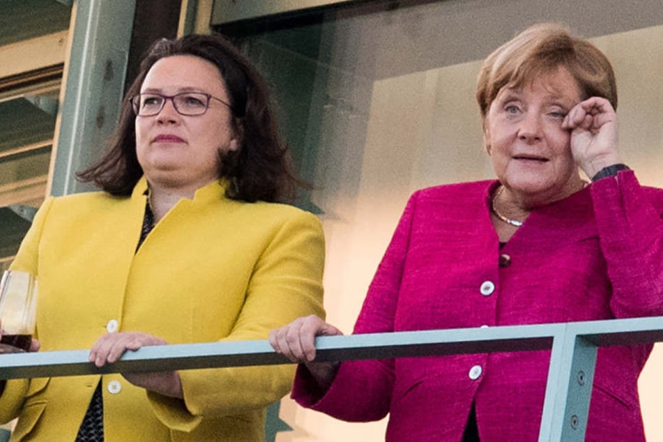Viel zu tun für Andrea Nahles und Angela Merkel.