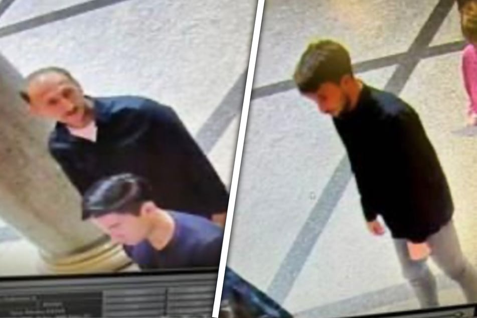 Mit diesen Bildern fahndet die Polizei nach den Männern.