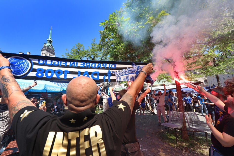 Die Polizei in München stuft das CL-Finale als Hochrisikospiel ein, rund 2000 Beamte sind am Samstag im Einsatz.