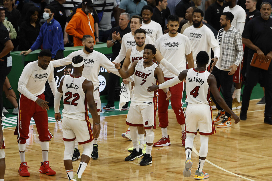 The Miami Heat has been fined $25,000 after bench players were seen stepped on the court during live game action.
