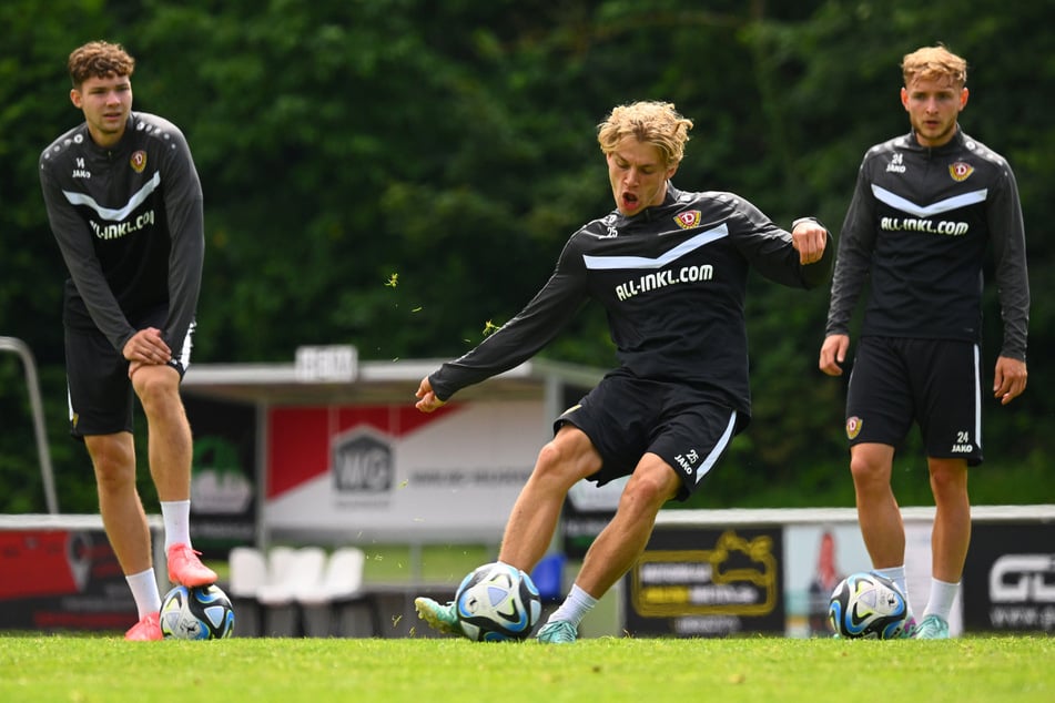 Drei der vier Local-Player (v.l.): Paul Lehmann, Jonas Oehmichen und Tony Menzel.