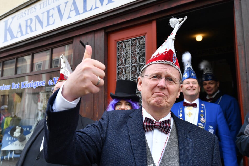Bodo Ramelow (64, Linke) ist bekennender Karnevals-Fan.