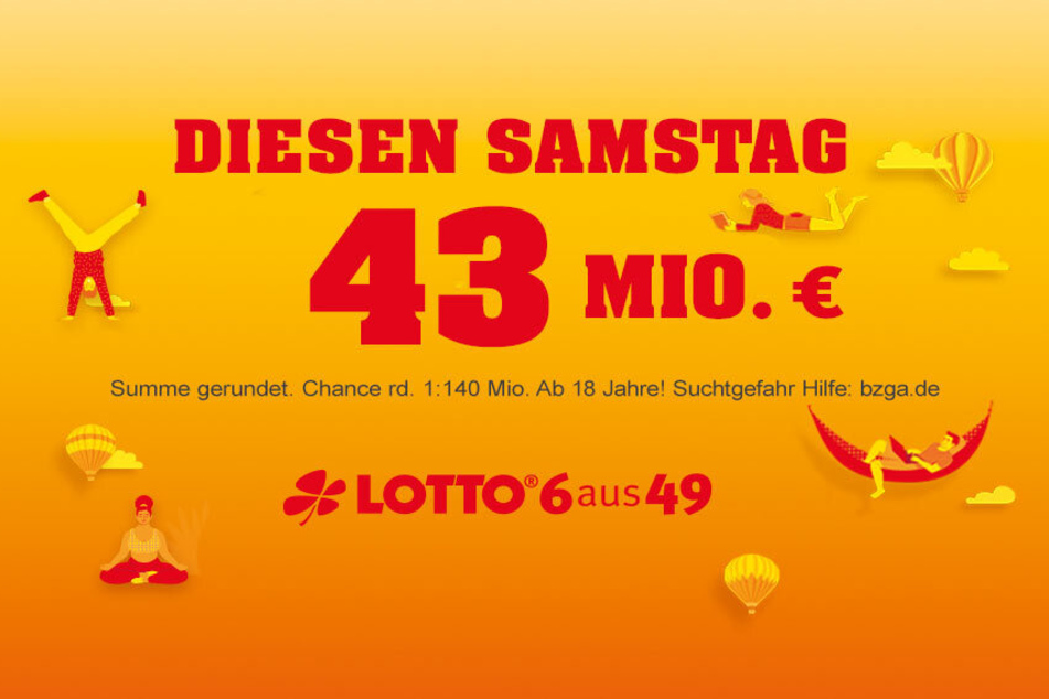 LOTTO 6aus49: Diesen Samstag (16.9.) liegen 37 Millionen Euro im Jackpot.