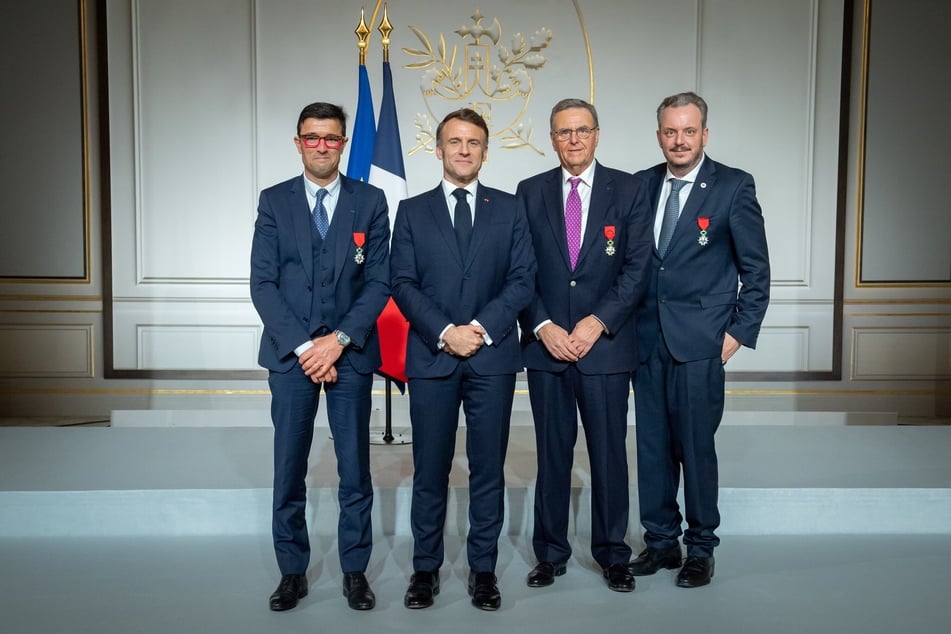 Die Verleihung fand am Mittwoch im Élysée-Palast statt.