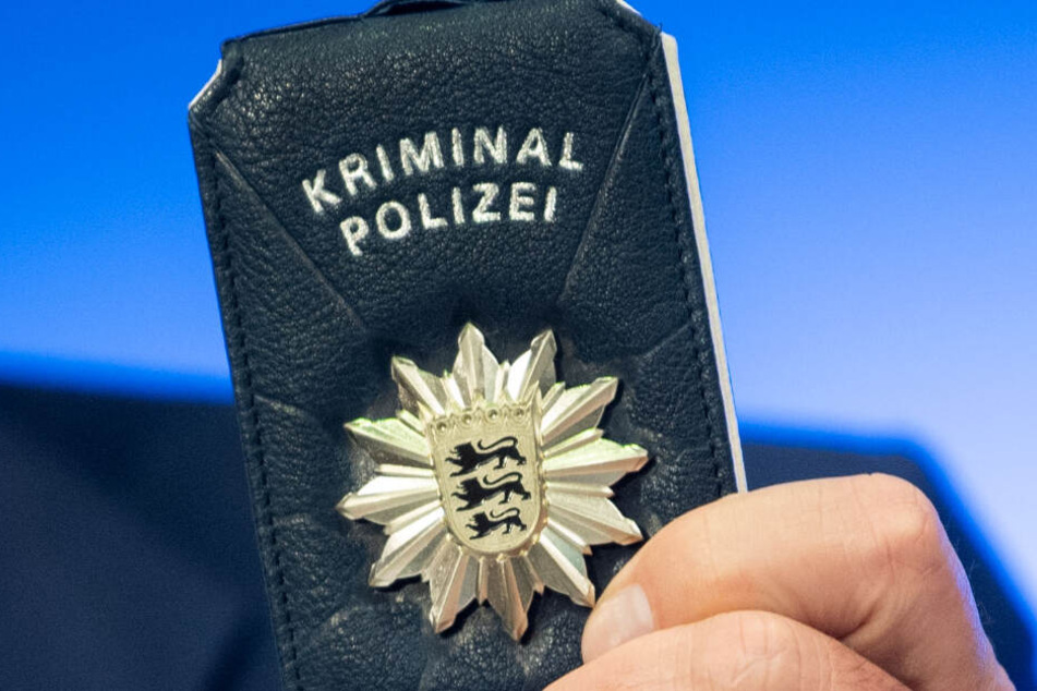Prototyp einer Polizeimarke.
