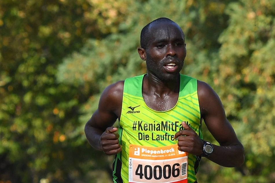 Dickson Kurui (heute 36) lief 2017 zum Sieg in Elbflorenz. Was wird's 2026? (Archivfoto)
