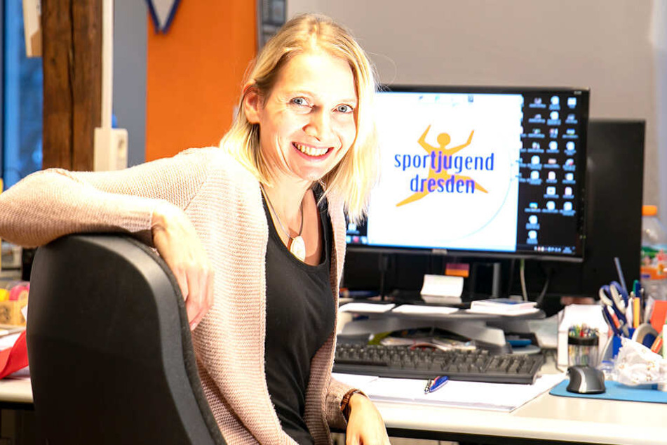 Projektkoordinatorin Christin Friedrich (34) will mit dem Programm mehr junge Dresdner für Freizeitsport begeistern.
