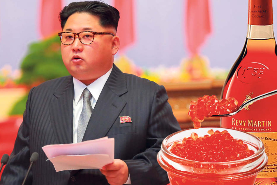 Das Land von Diktator Kim Jong-un (33) ist mit einem Handels-Embargo belegt.
Darunter fallen auch Kaviar und Alkohol.