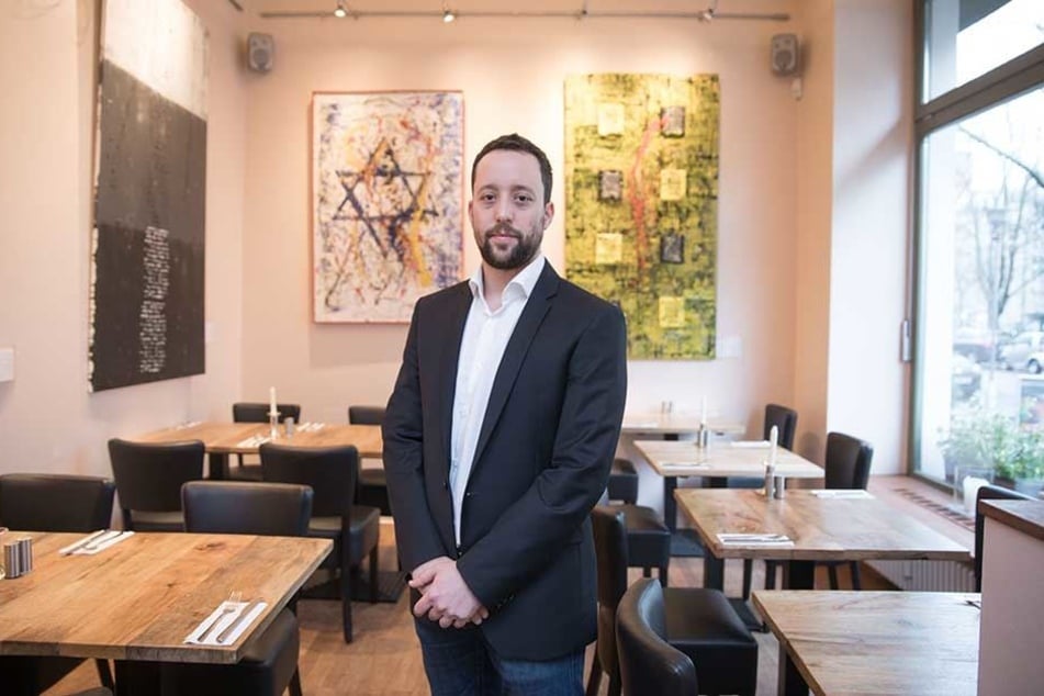 Yorai Feinberg (36) in seinem Restaurant in Schöneberg.
