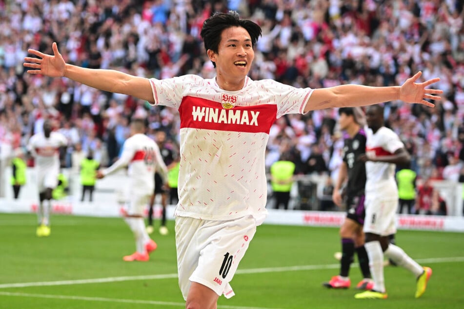 Im Trikot des VfB Stuttgart konnte Woo-yeong Jeong bereits einen Treffer gegen seinen Ex-Klub Bayern München bejubeln.