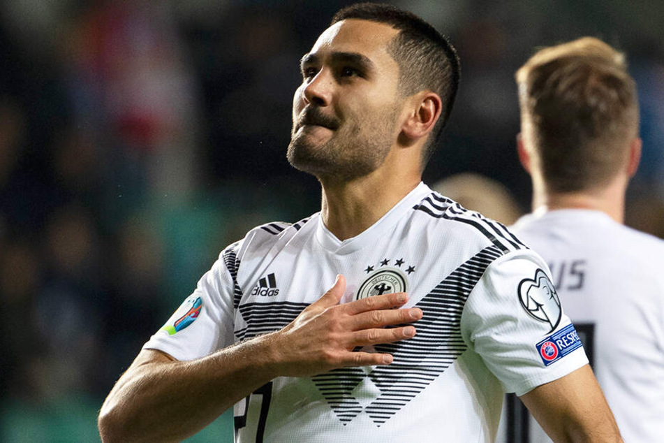 Ilkay Gündogan war Deutschlands Mann des Spiels: Er selbst erzielte einen Doppelpack und bereitete das Tor zum 3:0 klasse vor.