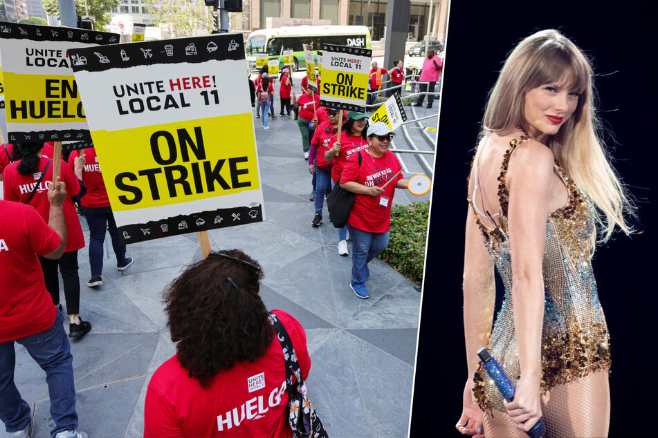 Taylor Swift urged to delay LA shows as hotel workers fight for living wages