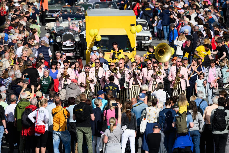 Die Abschlussparade beim Dixieland-Festival konnte in diesem Jahr nicht stattfinden.