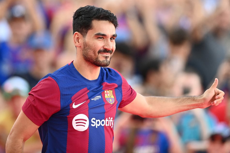 Bisher streifte Ilkay Gündogan (32) das Barça-Trikot nur bei Freundschaftsspielen über.