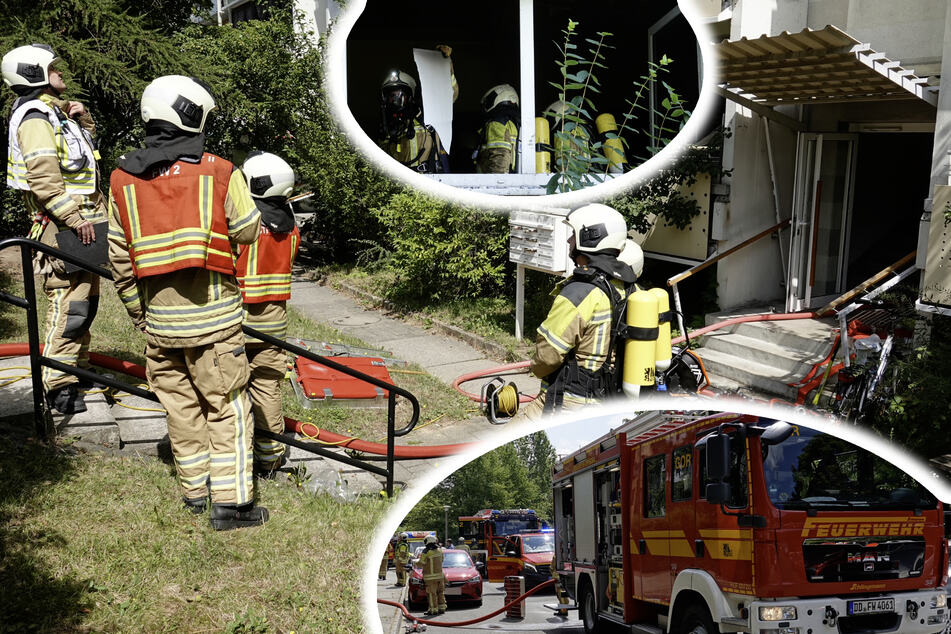Dresden: Wohnungsbrand in Dresden: Familie erleidet Rauchgasvergiftung!
