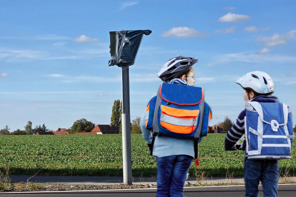 Neuer Blitzer an B170 soll Schulkinder besser schützen