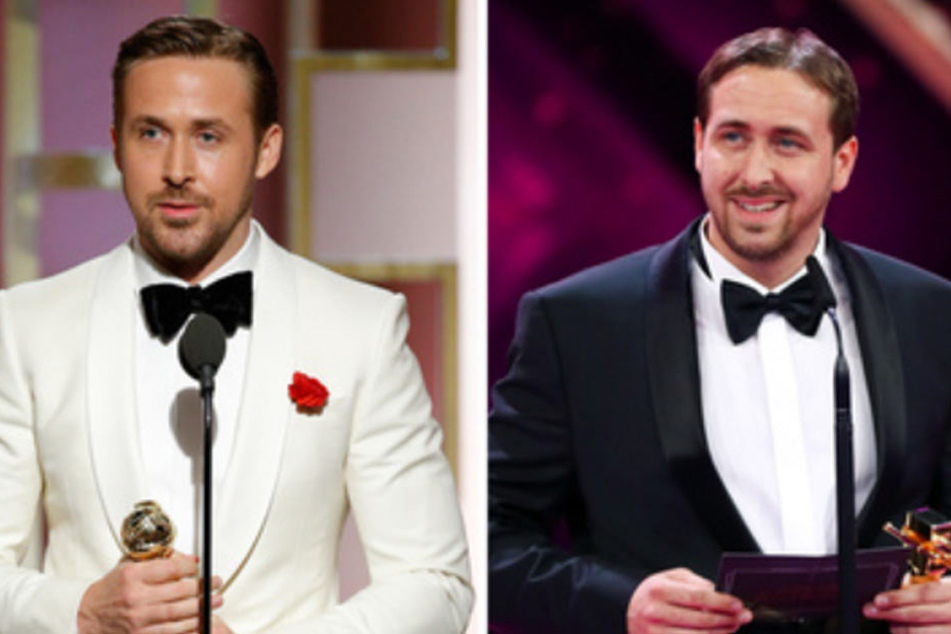 Was für eine Ähnlichkeit: Ryan Gosling (links) und Ludwig Lehner.