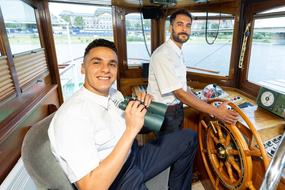 Dresden: Neue Azubis aus fernen Ländern: Ahoi! "Weiße Flotte" international