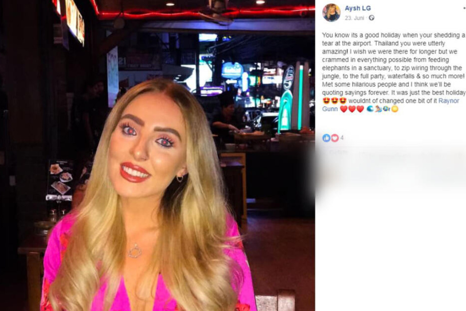 Ayshea Gunn auf Facebook.