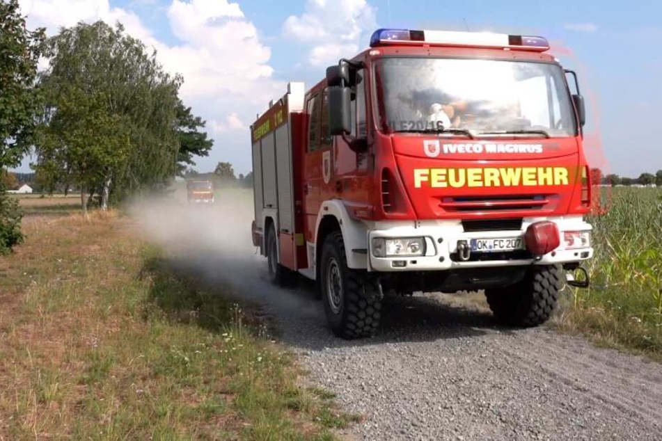 Unter anderem bereitete den Kameraden die Wasserversorgung Probleme.