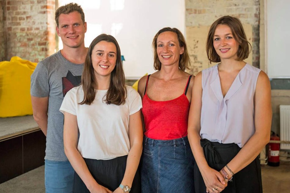 Das Team des Startups Keleya entwickelte in Leipzig gemeinsam mit der AOK PLUS einen Geburtsvorbereitungskurs per App.