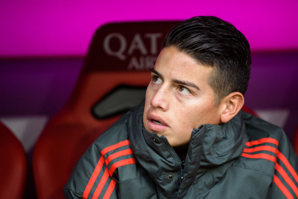 James Rodriguez wurde im Training umgetreten.