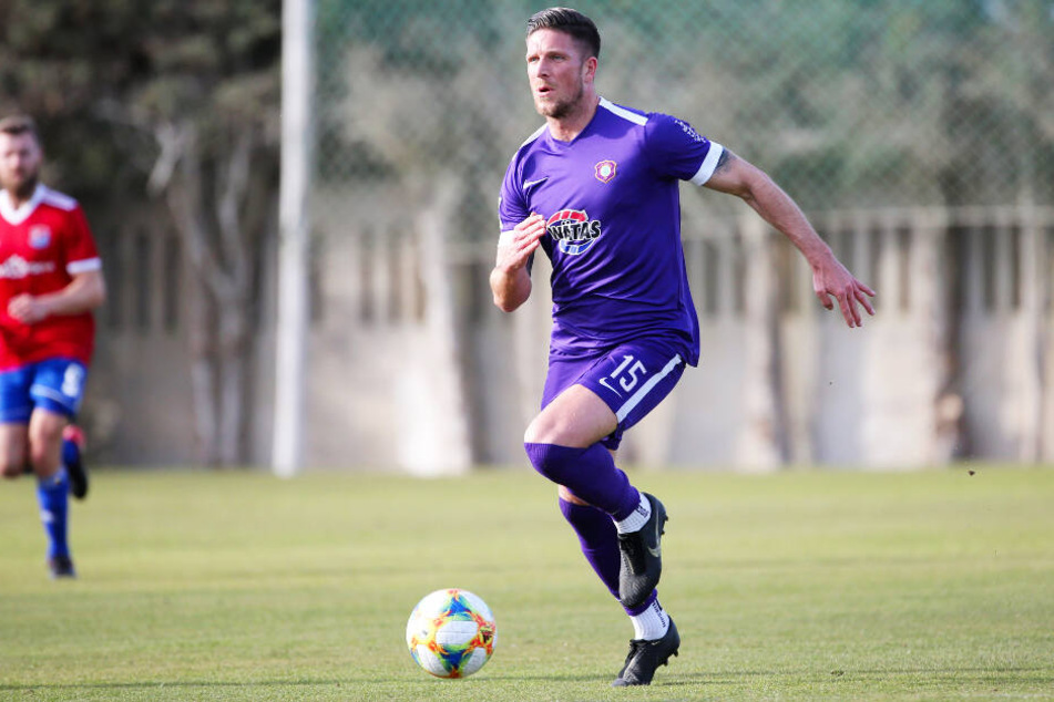 Dennis Kempe zählt zu den fittesten Spielern beim FC Erzgebirge Aue.