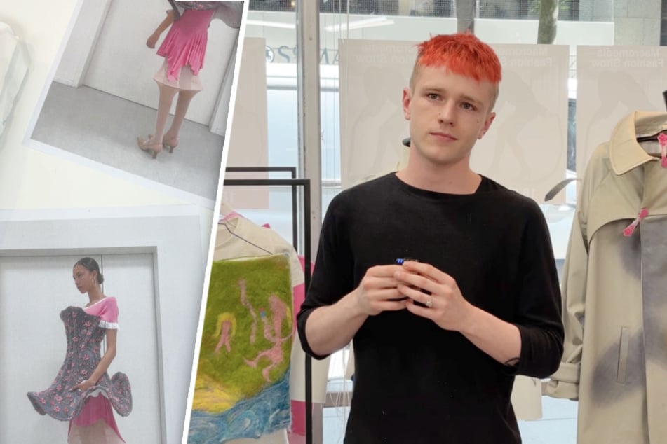 Laurin orientiert sich für seine Looks an Silhouetten von Tassen und Karaffen - an allem, was mit Geschirr zu tun habe.