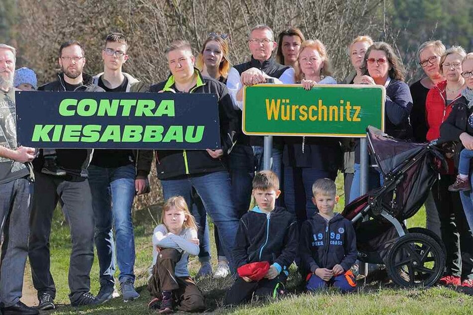 Proteste gegen Sandtagebau "Würschnitz-West": Kieswerk baggert am Naturschutzgebiet