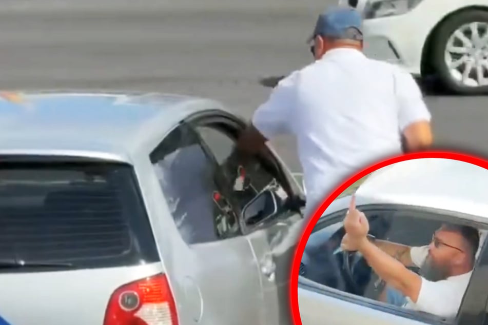 VW-Fahrer schmeißt Müll aus dem Auto: Wie ein Mann dann reagiert, lässt staunen