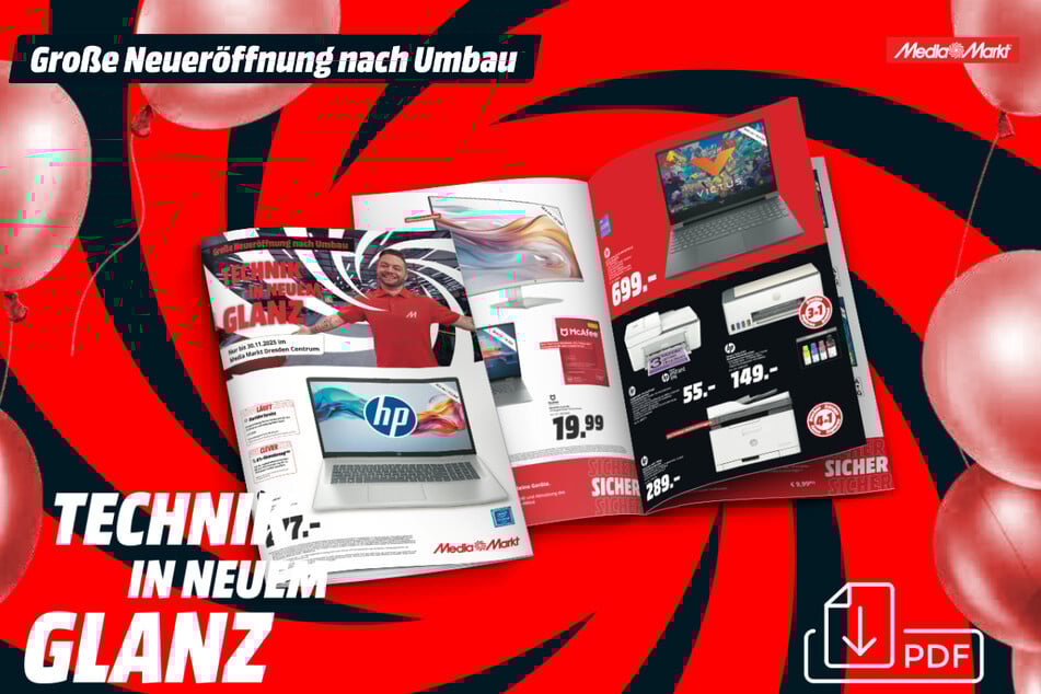 Die MediaMarkt-Angebote zur Neueröffnung nach Umbau in Dresden.