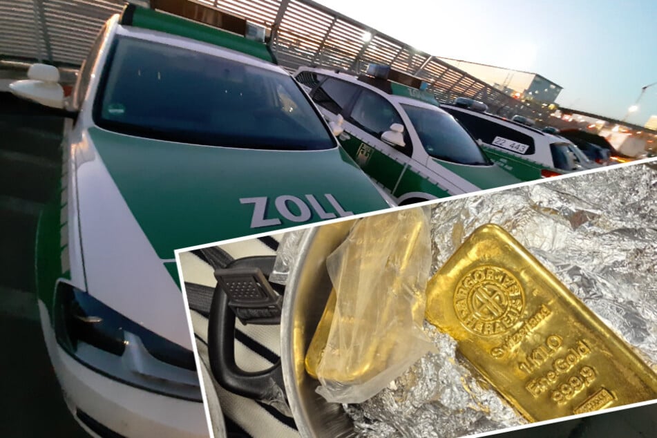 Frankfurt: Jackpot: Zoll findet bei Kontrolle Goldbarren für eine Million Euro in Kochtopf