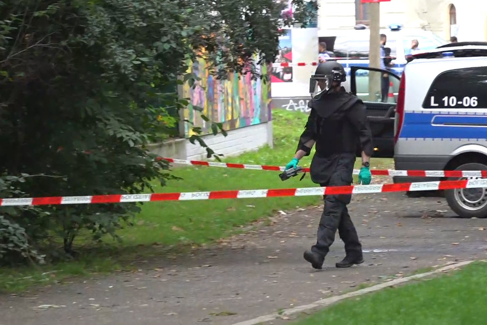 Die Polizei hat den Fundort weiträumig abgesperrt.