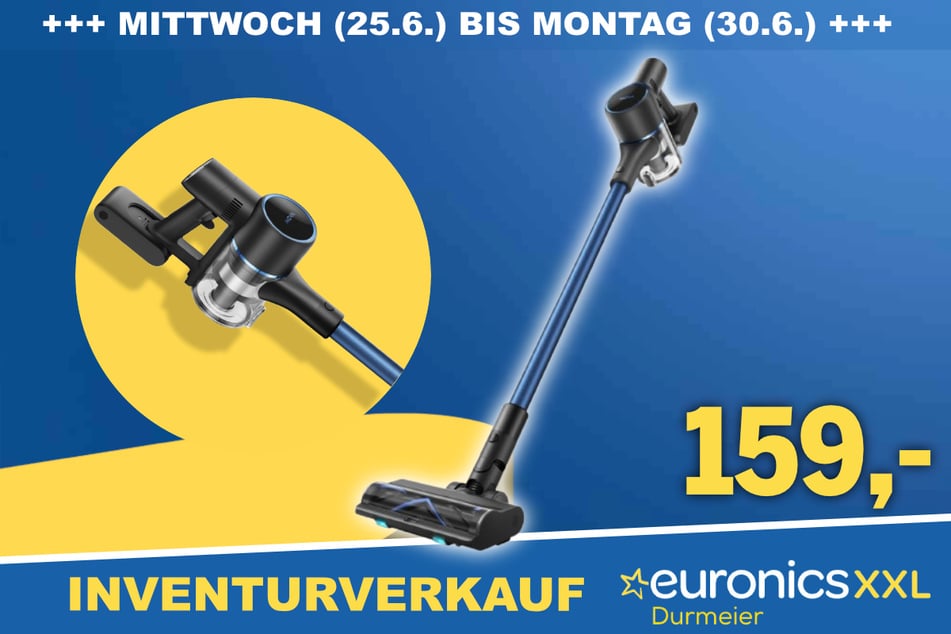 Der dreame Akku-Stielstaubsauger für 159 Euro.