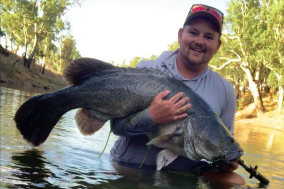 Aaron Graham runs a bait and fishing supply store, and often makes huge catches.